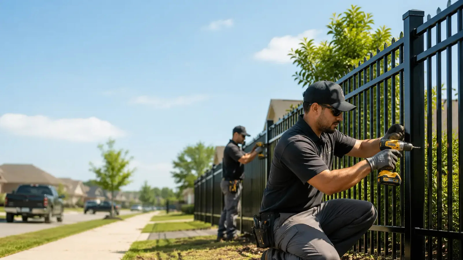 Metal Fence Installation in Leland, MS